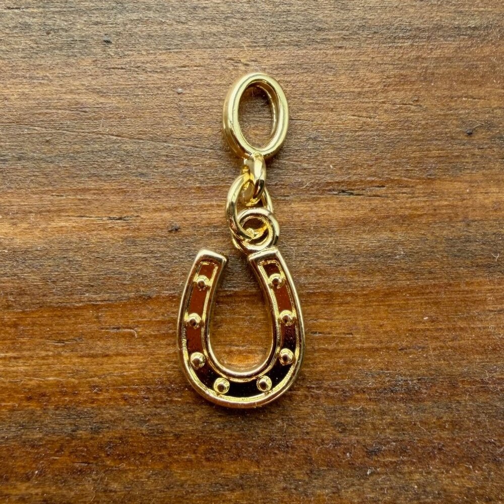 Effy Horseshoe Charm (Gold Tone)